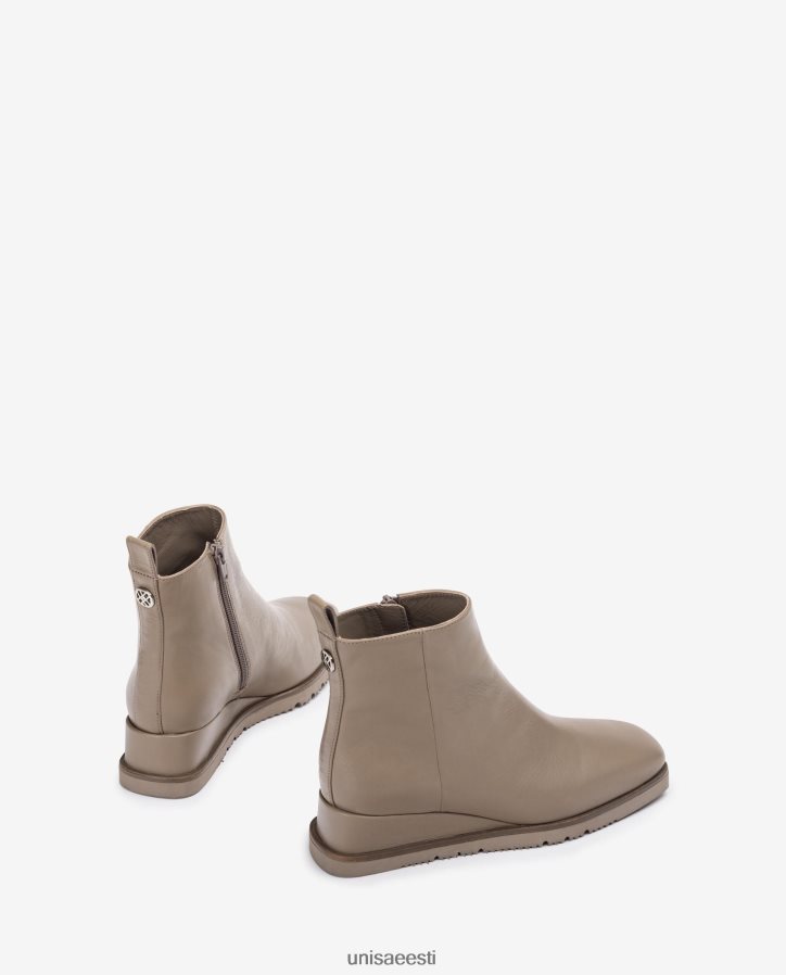 Unisa 88PPB4912 kiiluga nahast poolsaabas naised pruun