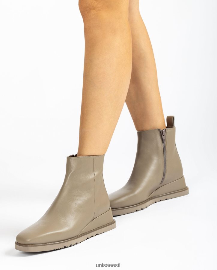 Unisa 88PPB4912 kiiluga nahast poolsaabas naised pruun