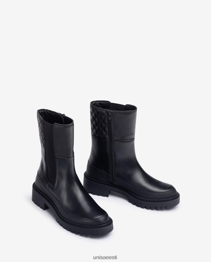 Unisa 88PPB4916 pahkluusaabas kiilu ja ringtallaga naised must