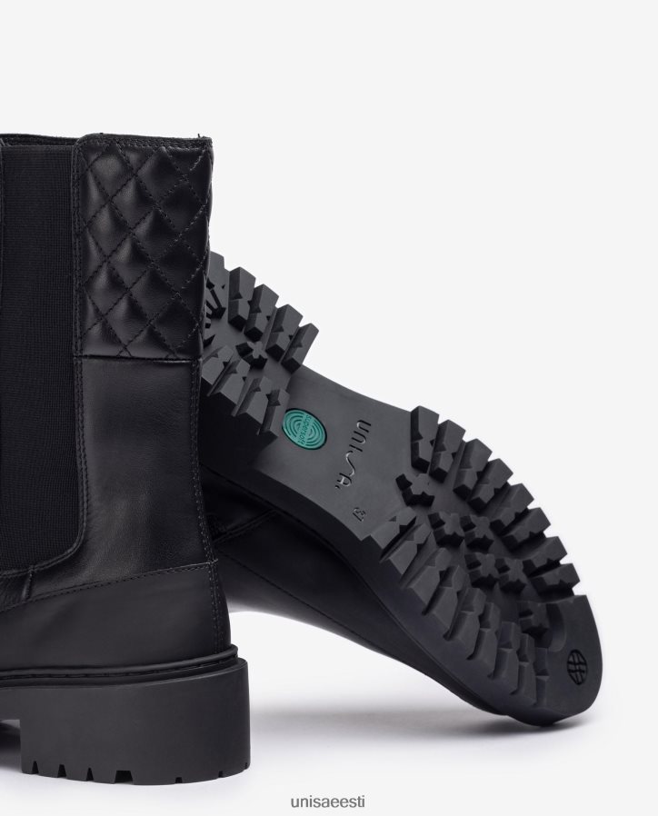 Unisa 88PPB4916 pahkluusaabas kiilu ja ringtallaga naised must