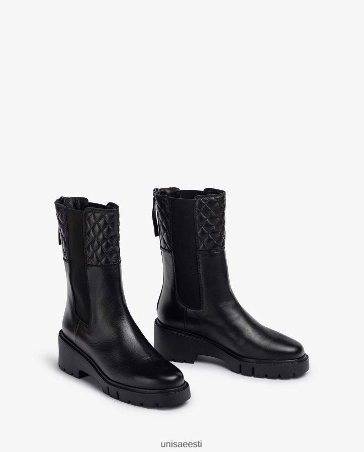 Unisa 88PPB4918 küljekummide ja lukuga nahast poolsaapad naised mood