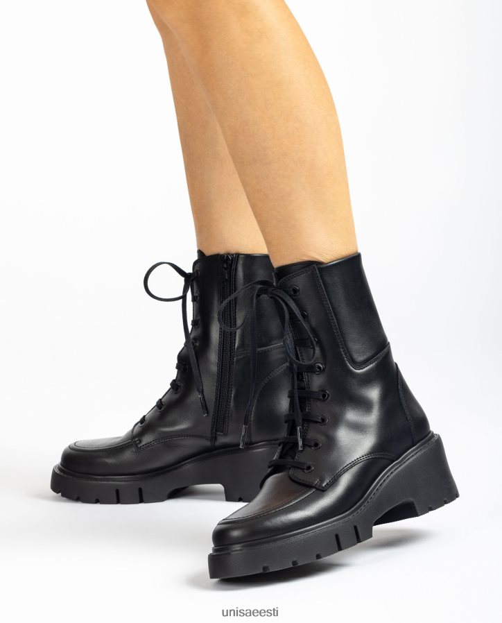 Unisa 88PPB4929 ringtalla ja paeltega poolsaabas naised graatsiline