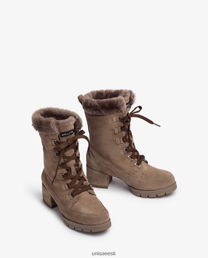 Unisa 88PPB4932 keskmise kontsaga paeltega seemisnahast poolsaapad lapsed mood