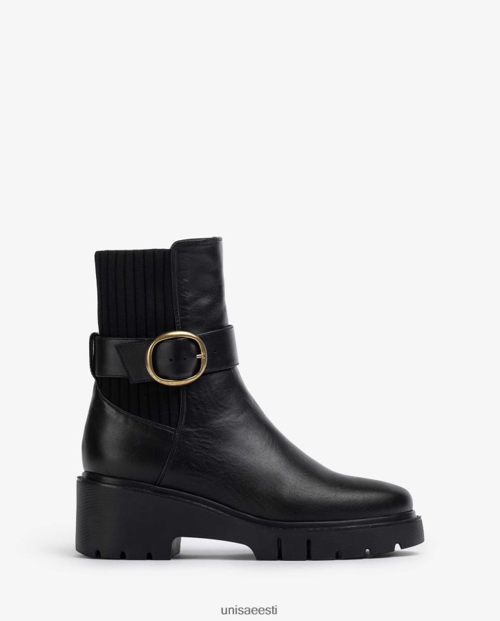 Unisa 88PPB4933 nahast poolsaapad seljakummi ja pandlarihmaga naised mood