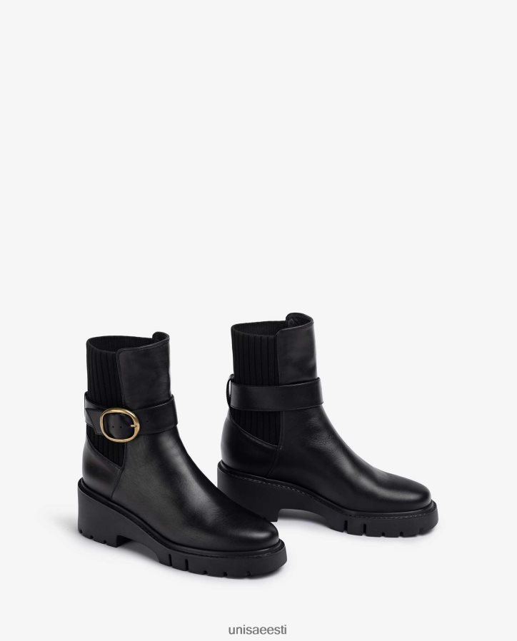 Unisa 88PPB4933 nahast poolsaapad seljakummi ja pandlarihmaga naised mood