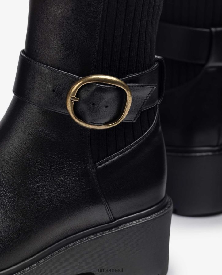 Unisa 88PPB4933 nahast poolsaapad seljakummi ja pandlarihmaga naised mood