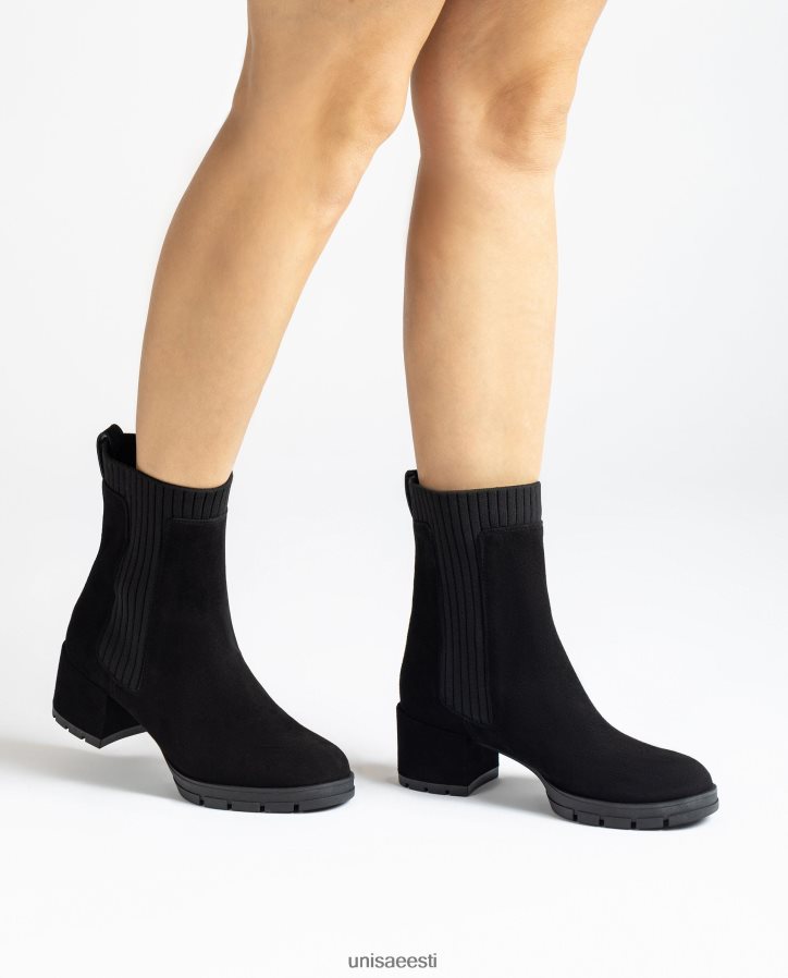 Unisa 88PPB4937 seemisnahast poolsaabas sooniku sokiga lapsed must