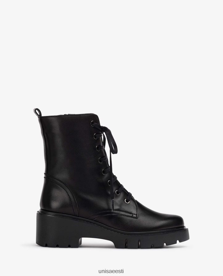 Unisa 88PPB4942 sõjaväe stiilis nahast poolsaapad naised graatsiline