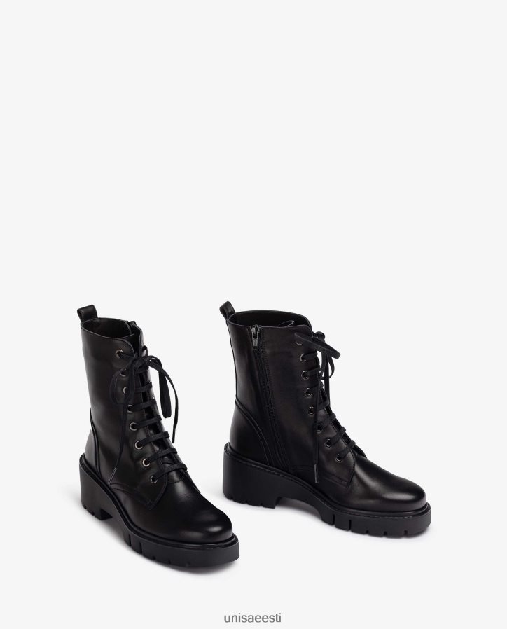 Unisa 88PPB4942 sõjaväe stiilis nahast poolsaapad naised graatsiline