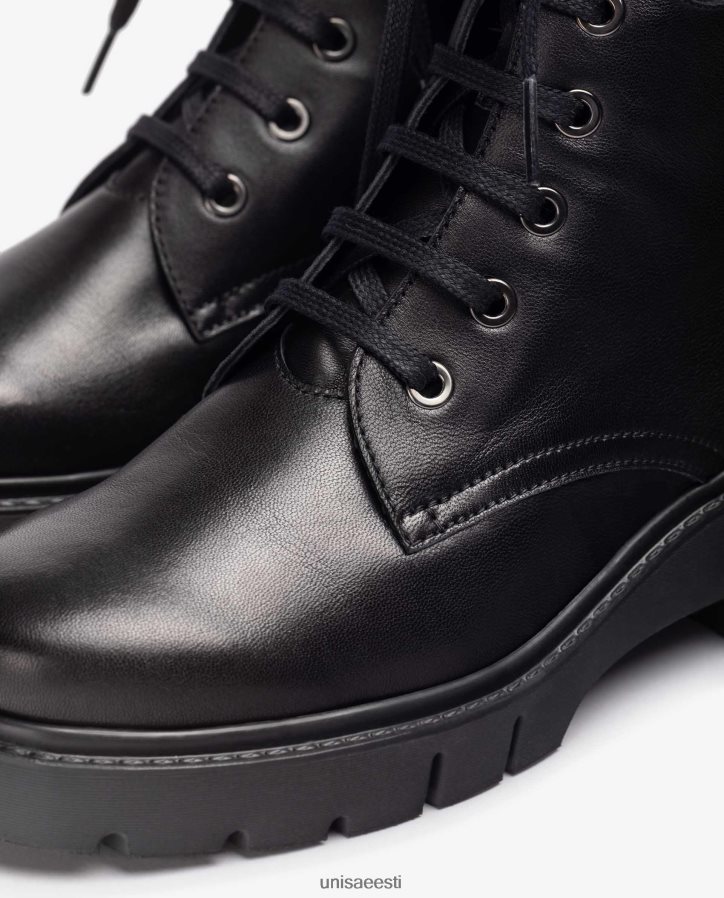 Unisa 88PPB4942 sõjaväe stiilis nahast poolsaapad naised graatsiline