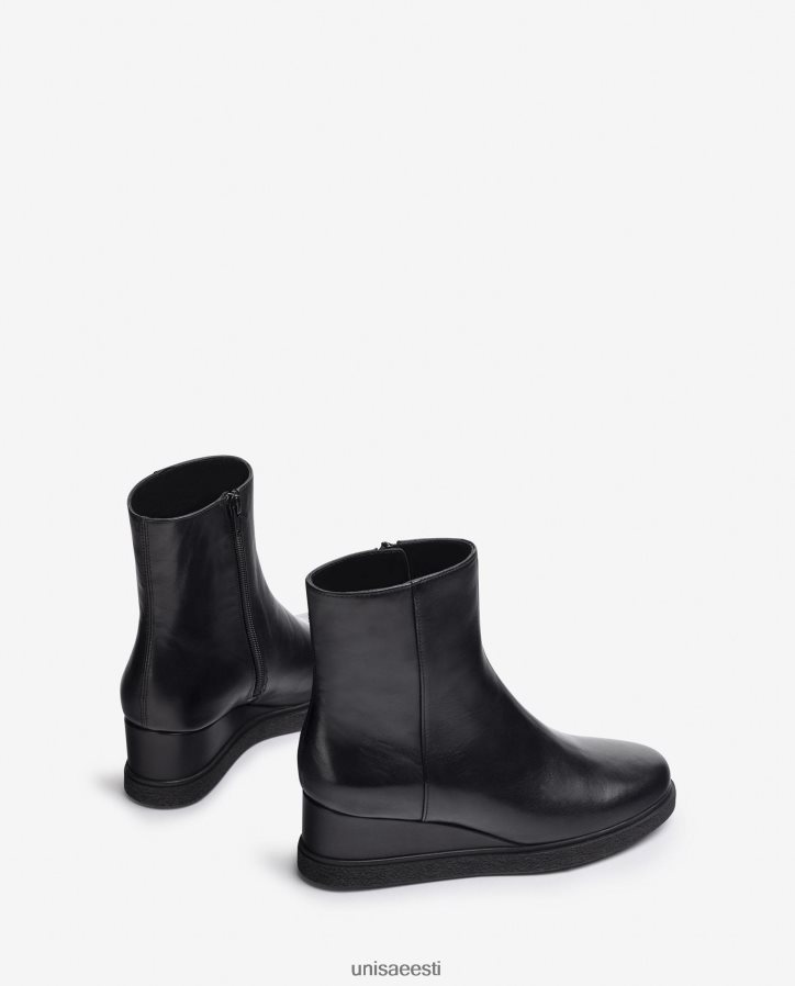 Unisa 88PPB4949 siseküljel lukuga nahast poolsaapad naised graatsiline