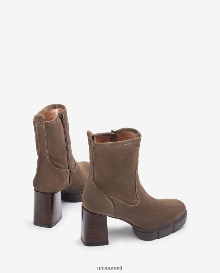 Unisa 88PPB4951 kontsa ja rajaplatvormiga poolsaabas naised mood