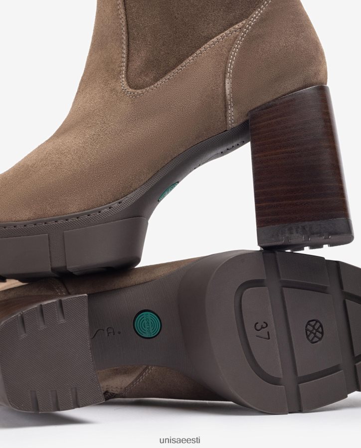 Unisa 88PPB4951 kontsa ja rajaplatvormiga poolsaabas naised mood