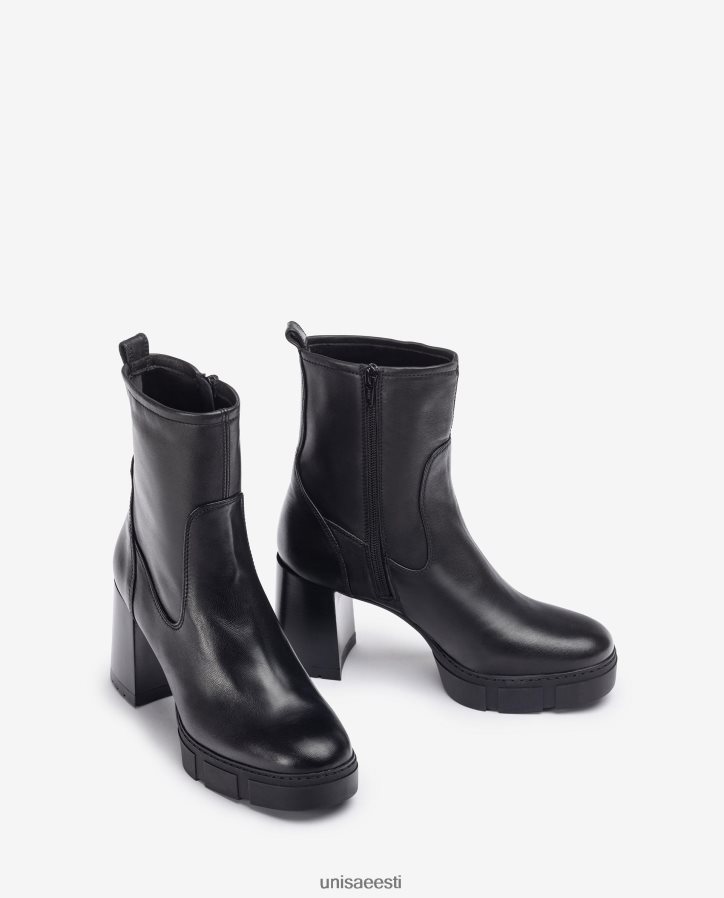 Unisa 88PPB4952 kontsa ja rajaplatvormiga poolsaabas naised graatsiline