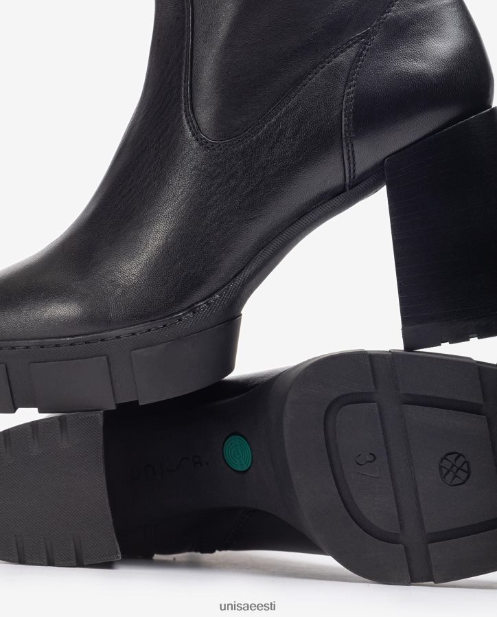 Unisa 88PPB4952 kontsa ja rajaplatvormiga poolsaabas naised graatsiline