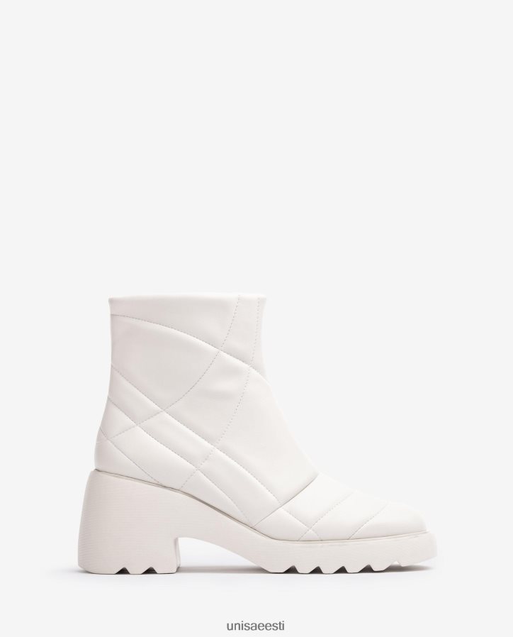 Unisa 88PPB4960 ülikerge tepitud poolsaabas naised valge