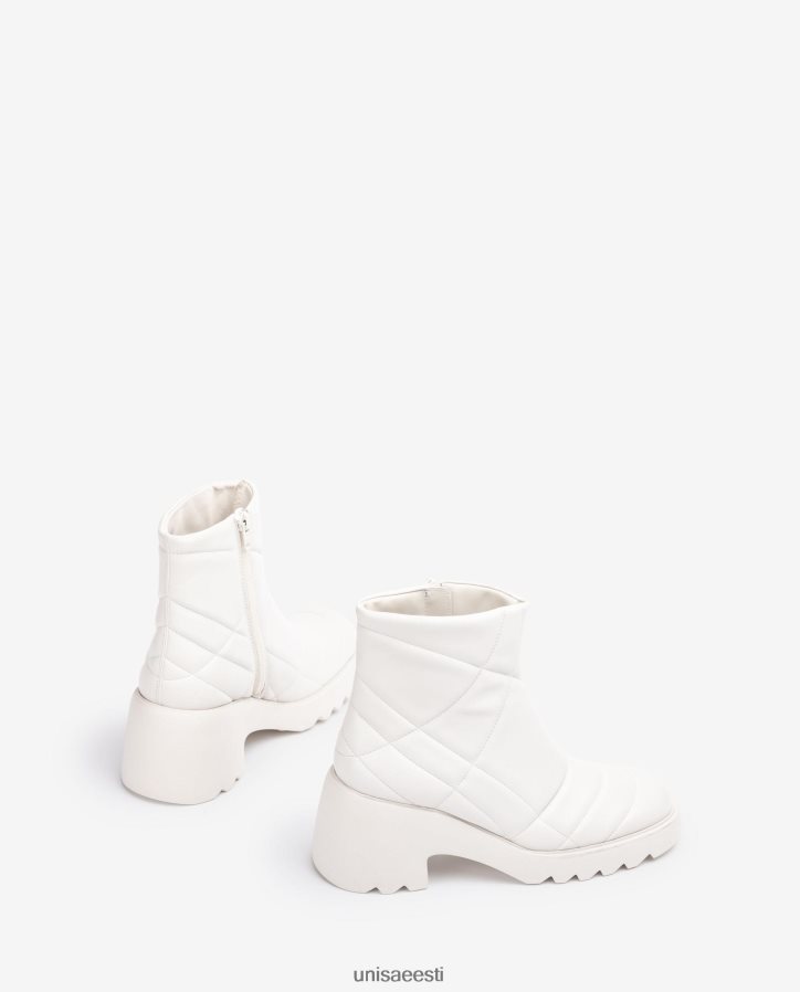 Unisa 88PPB4960 ülikerge tepitud poolsaabas naised valge