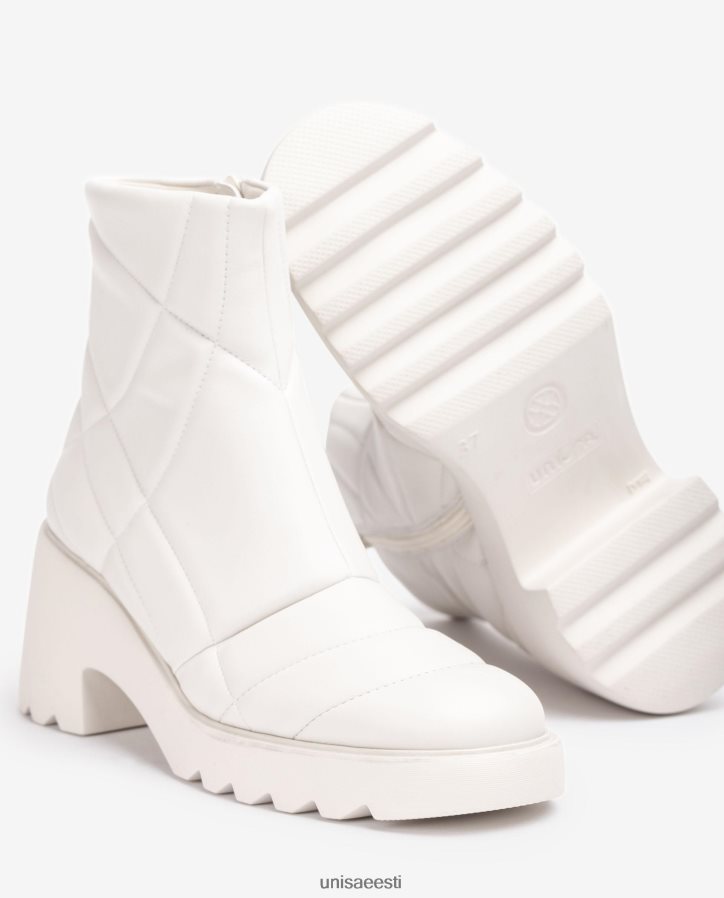 Unisa 88PPB4960 ülikerge tepitud poolsaabas naised valge