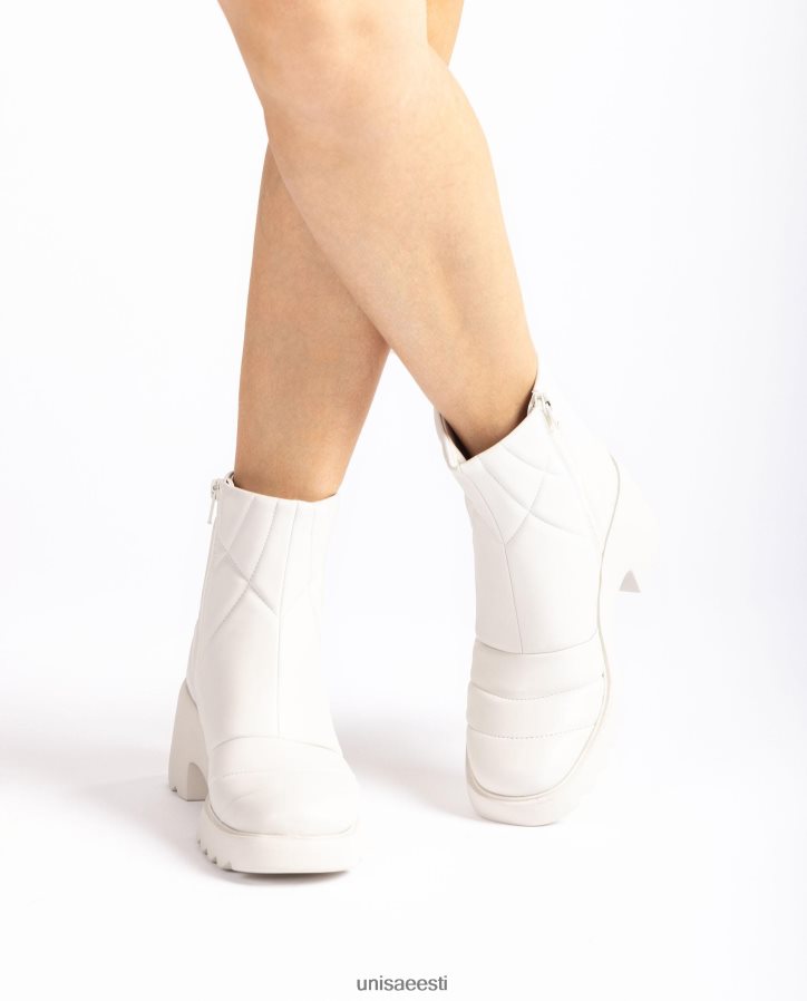 Unisa 88PPB4960 ülikerge tepitud poolsaabas naised valge