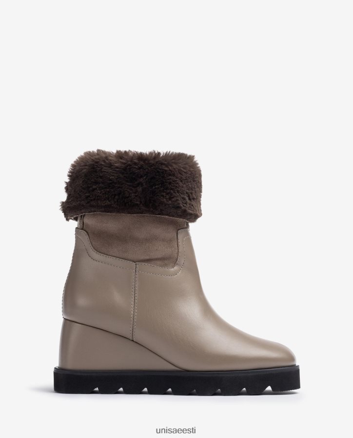 Unisa 88PPB4963 kiilu ja sooja voodriga poolsaabas naised pruun