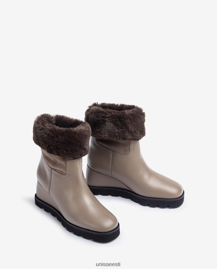 Unisa 88PPB4963 kiilu ja sooja voodriga poolsaabas naised pruun