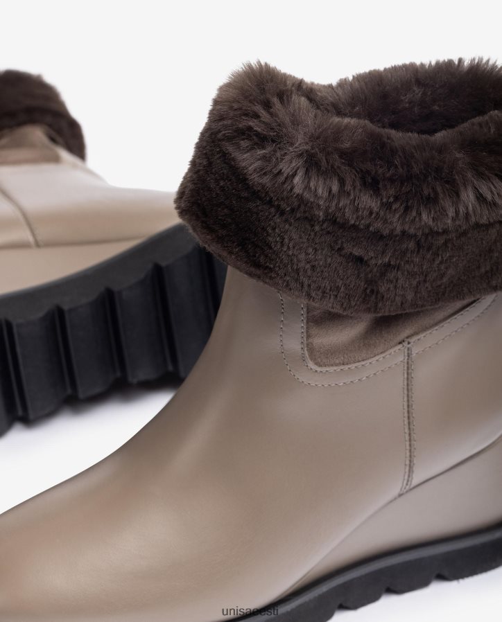 Unisa 88PPB4963 kiilu ja sooja voodriga poolsaabas naised pruun