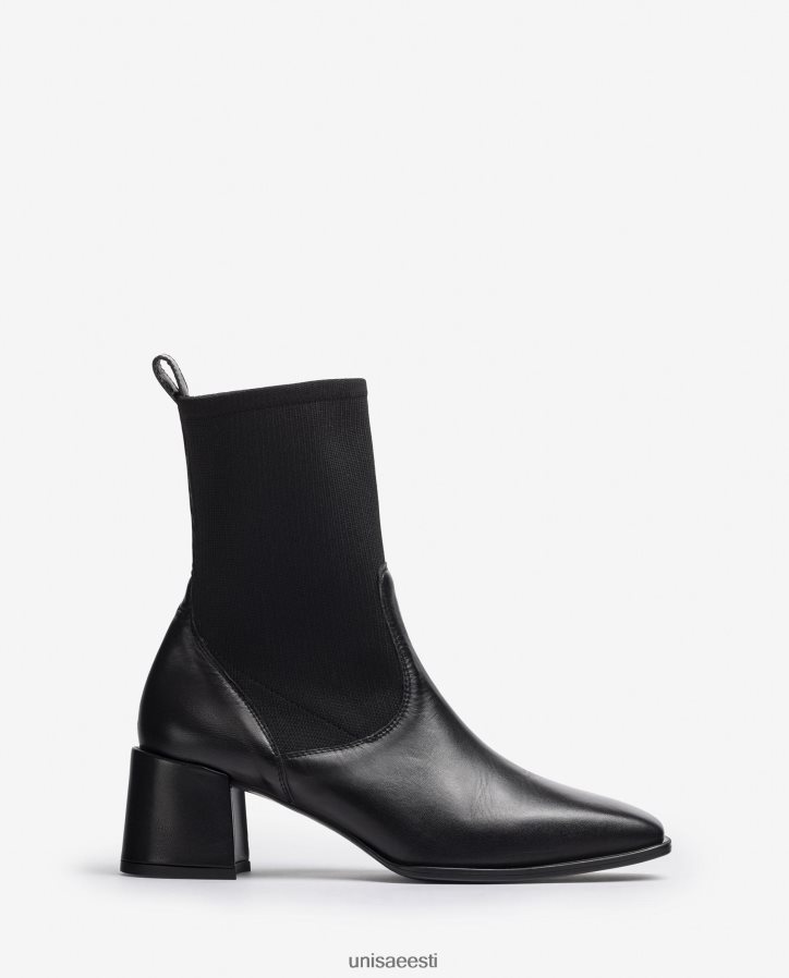 Unisa 88PPB4966 venivast kangast kandilise varbaga poolsaabas naised graatsiline