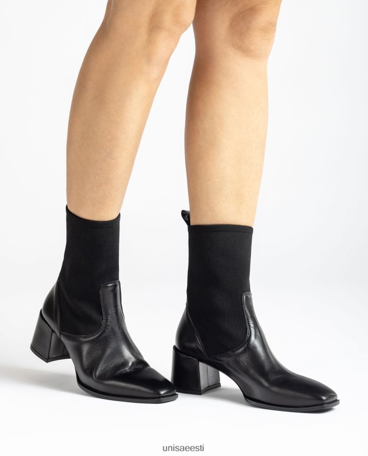 Unisa 88PPB4966 venivast kangast kandilise varbaga poolsaabas naised graatsiline