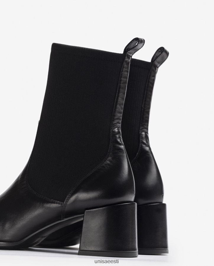 Unisa 88PPB4966 venivast kangast kandilise varbaga poolsaabas naised graatsiline