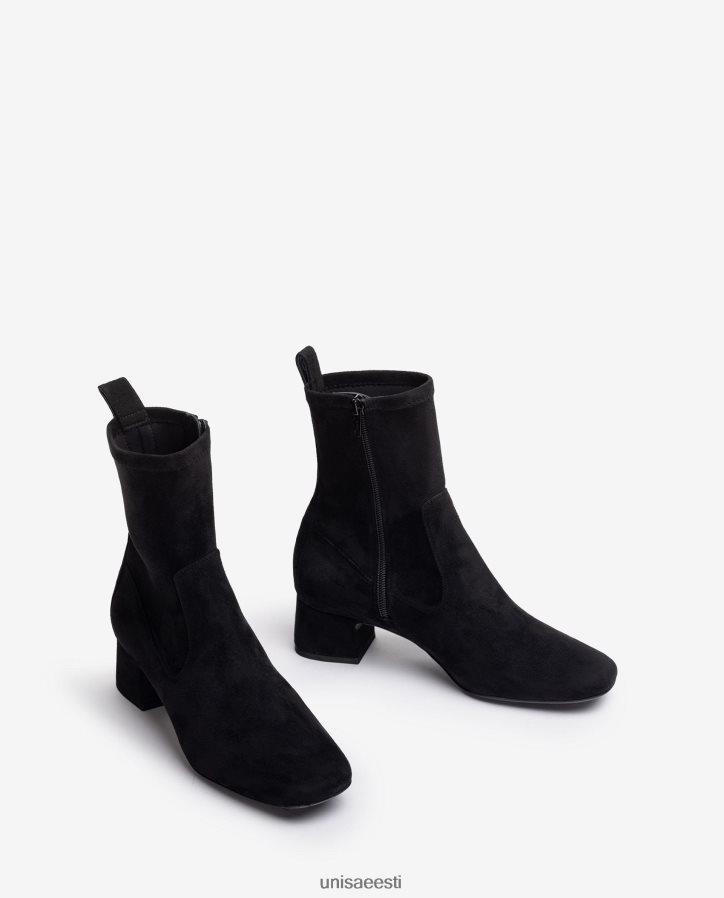 Unisa 88PPB4969 kandilise varbaga poolsaabas naised must