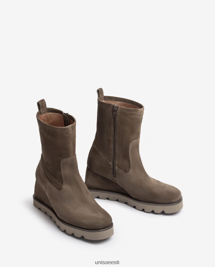 Unisa 88PPB4974 kummitallaga poolsaabas naised pruun