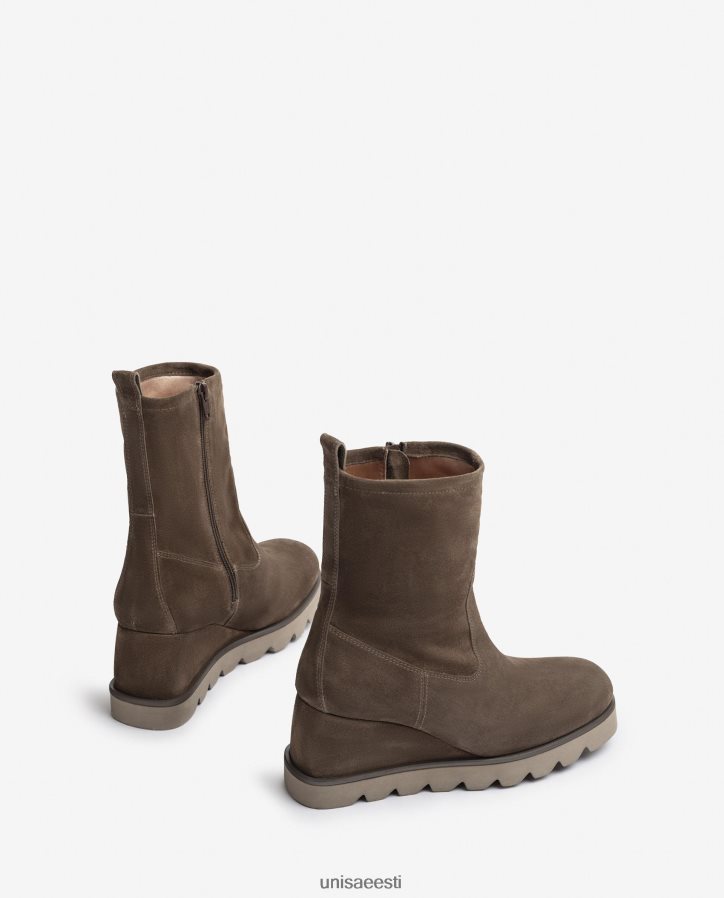 Unisa 88PPB4974 kummitallaga poolsaabas naised pruun