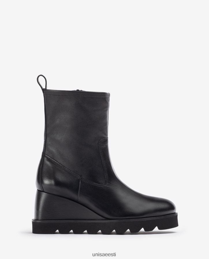 Unisa 88PPB4975 kummitallaga poolsaabas naised must