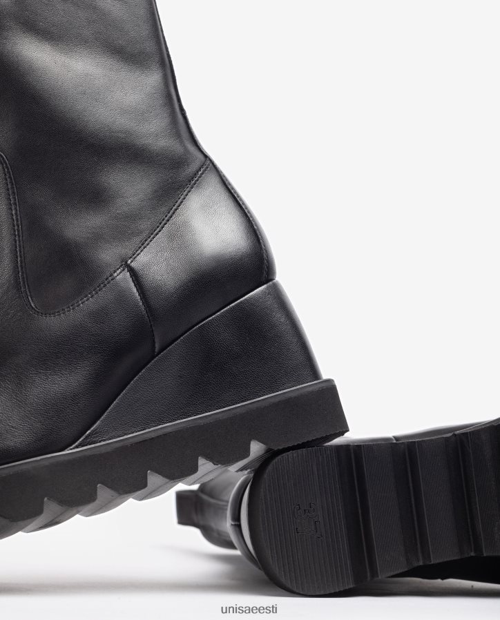 Unisa 88PPB4975 kummitallaga poolsaabas naised must