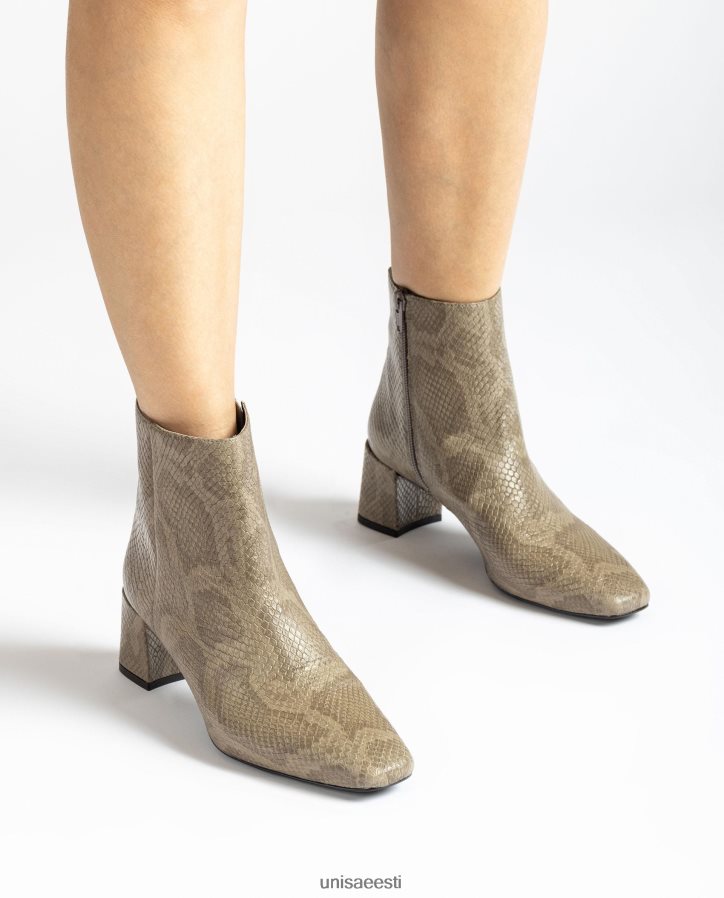 Unisa 88PPB4981 ruudukujulised lukuga poolsaapad naised graatsiline