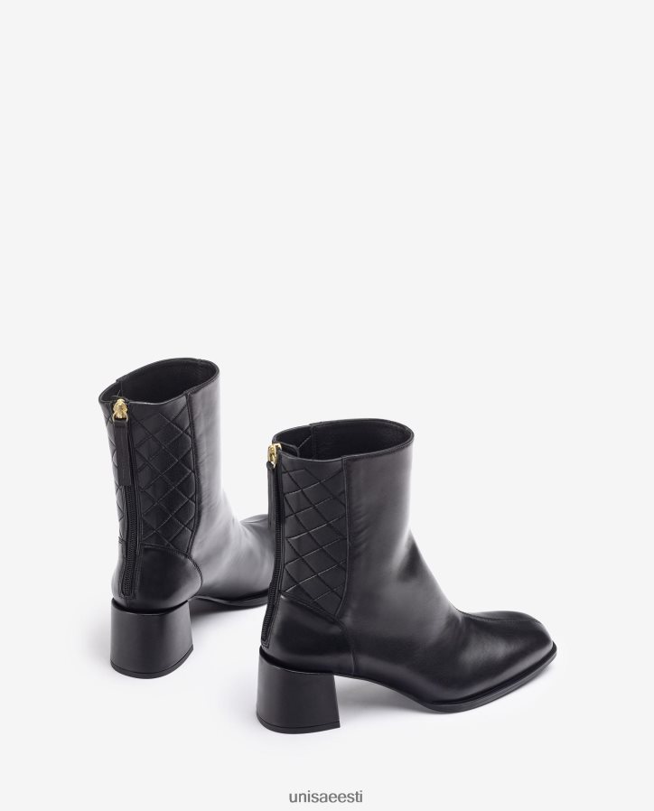 Unisa 88PPB4990 laia kontsaga kandilise varbaga poolsaabas naised must