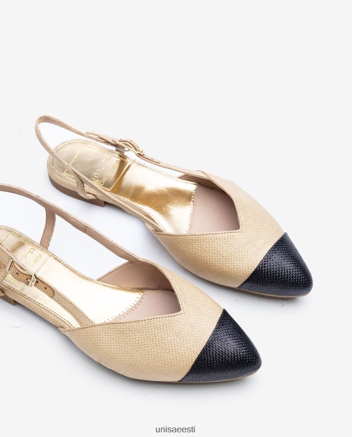 Unisa 88PPB41321 kahetooniline lame slingback jalats naised graatsiline