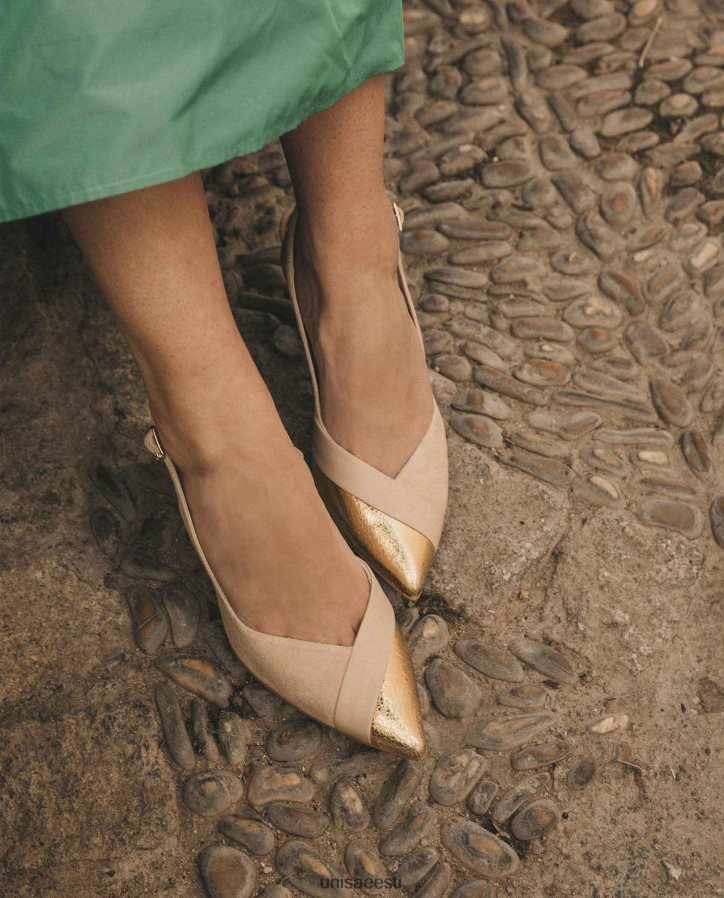 Unisa 88PPB41324 terava varbaga slingback king. naised beež