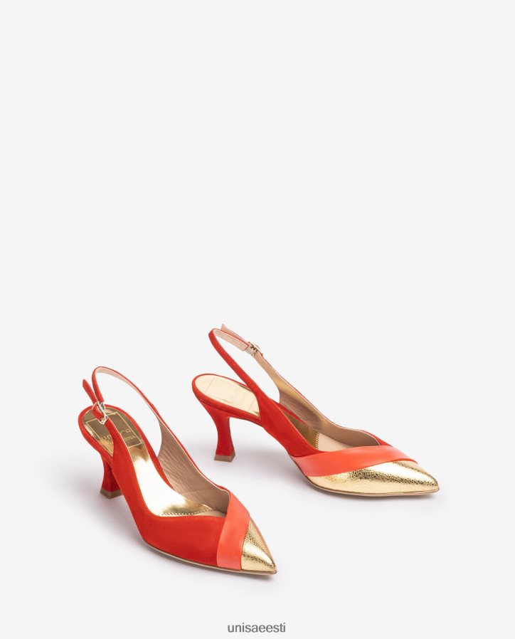 Unisa 88PPB41325 terava varbaga slingback king. naised punane