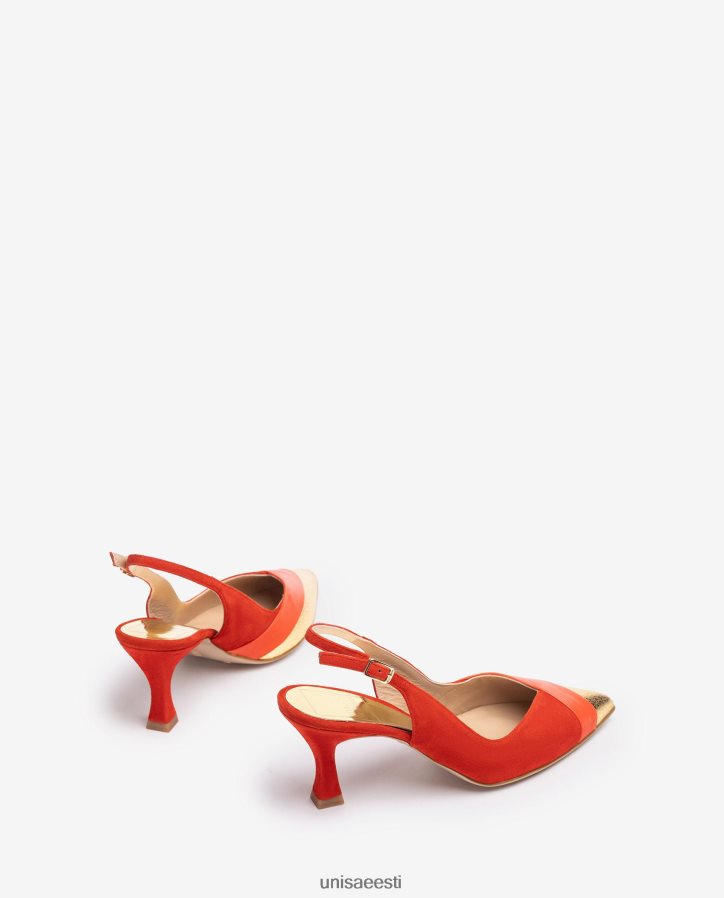 Unisa 88PPB41325 terava varbaga slingback king. naised punane