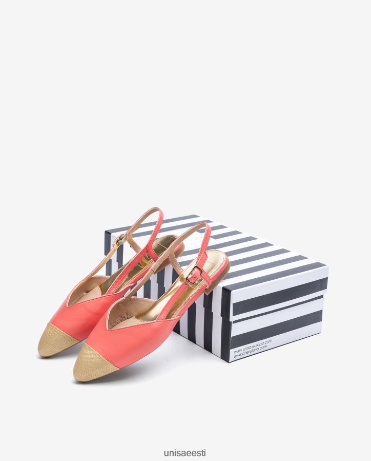 Unisa 88PPB41327 kahetooniline lame slingback jalats naised graatsiline