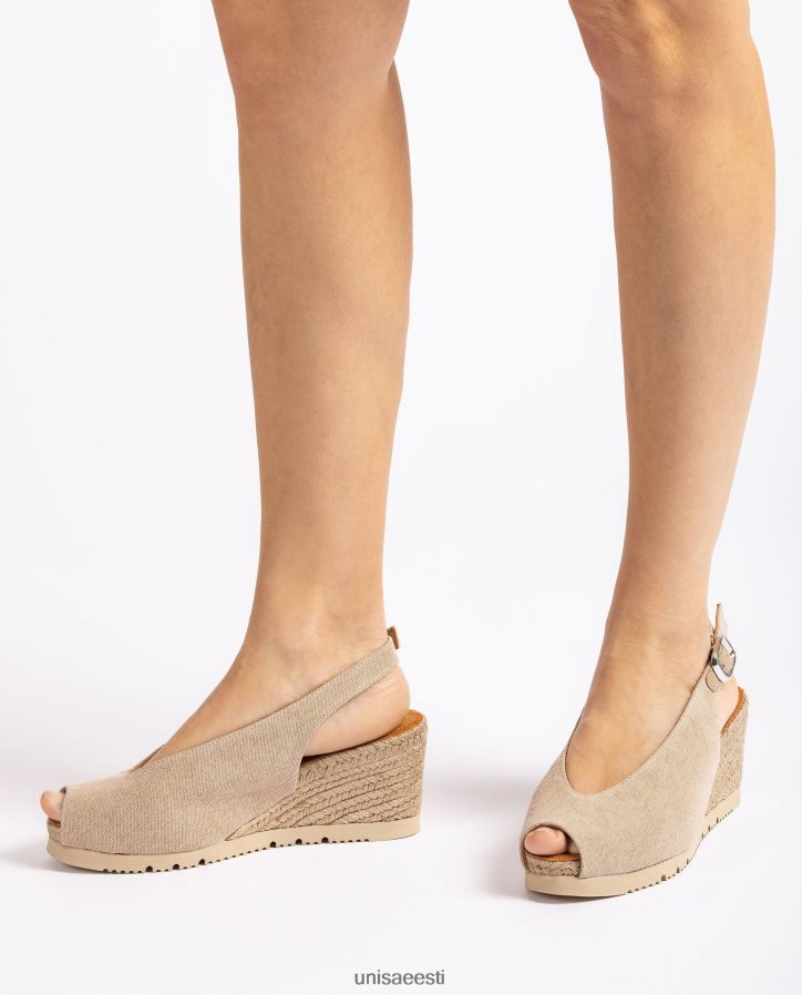 Unisa 88PPB4469 slingback džuudist sandaal naised pruun