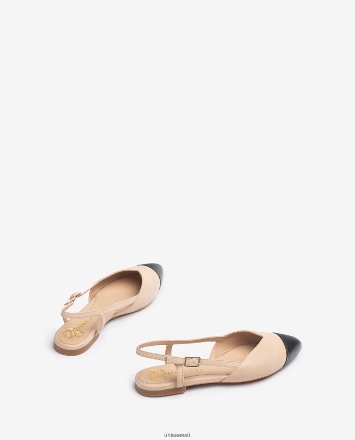 Unisa 88PPB4493 kahevärviline tasapinnaline seljajalats naised beež