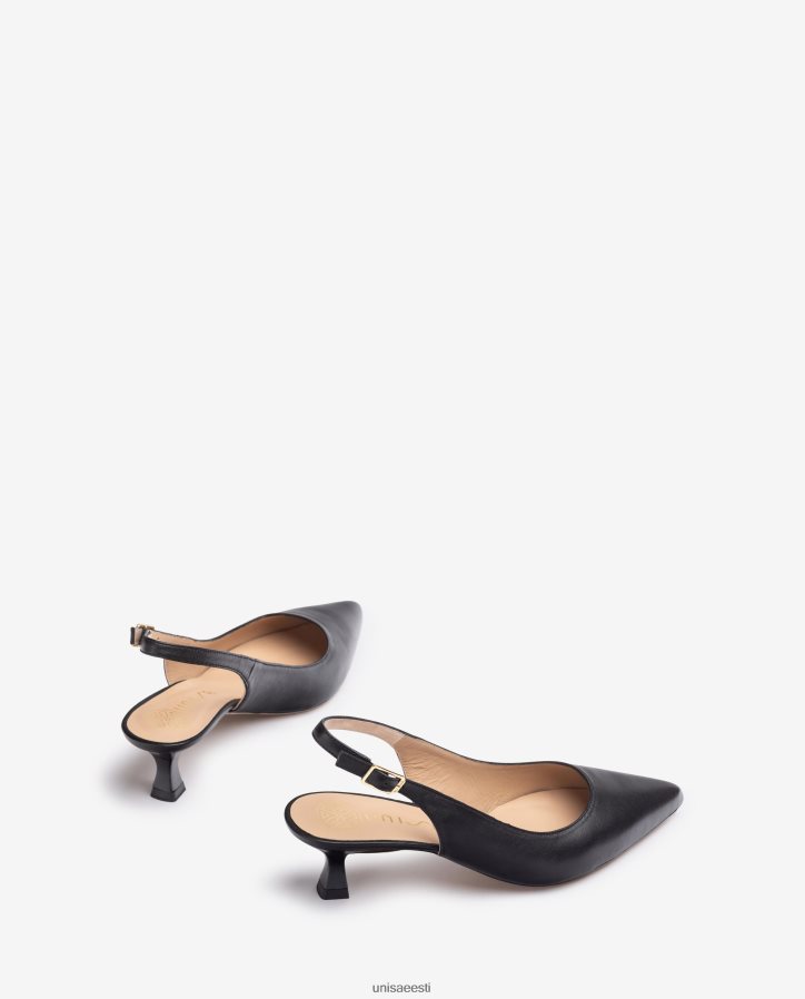 Unisa 88PPB4513 nahast tropp tagasi naised must