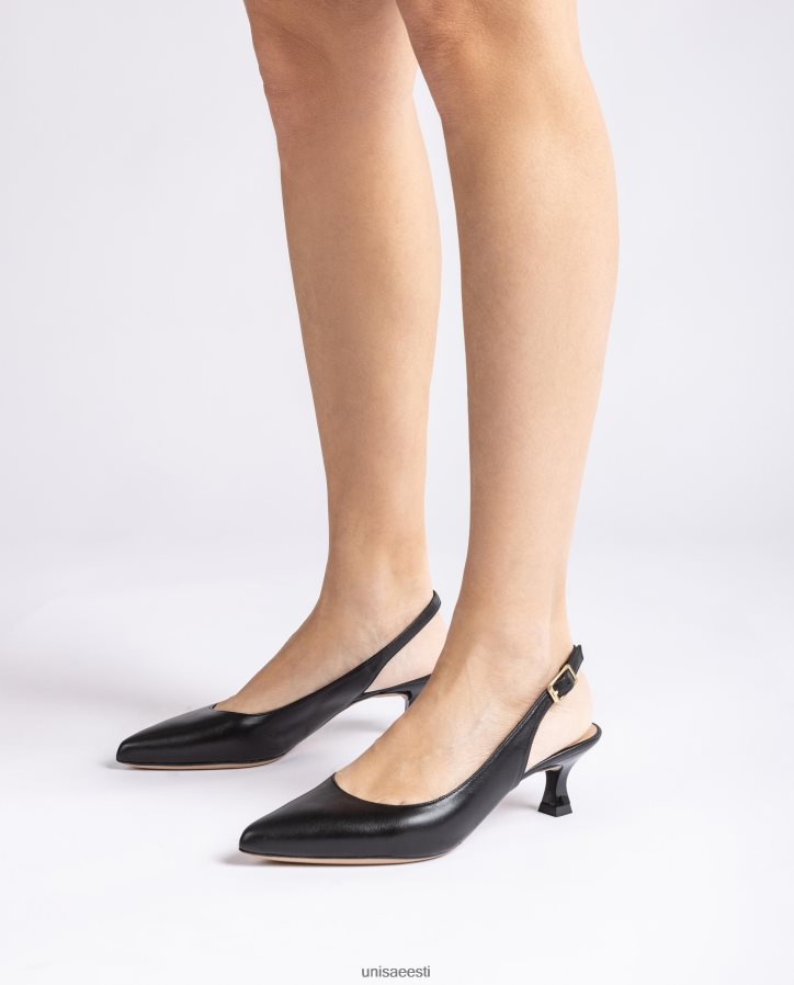 Unisa 88PPB4513 nahast tropp tagasi naised must