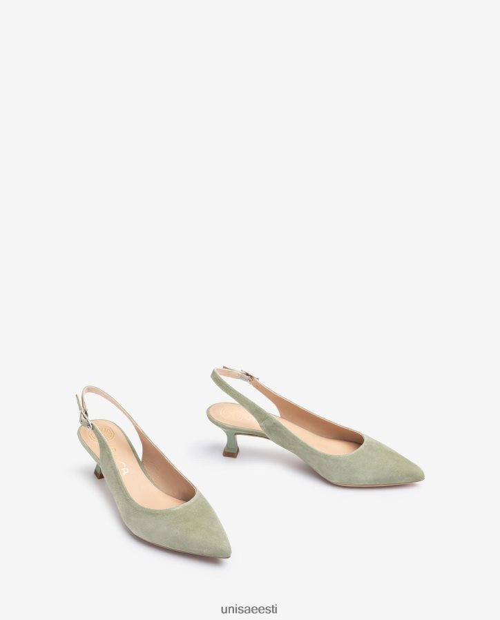 Unisa 88PPB4544 terava varbaga slingback naised roheline