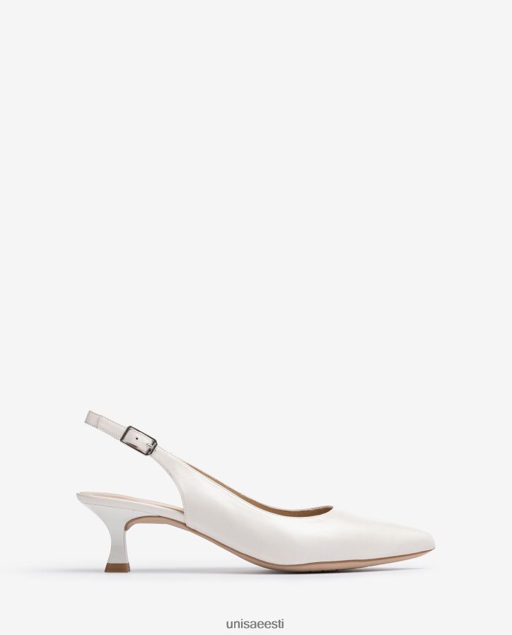 Unisa 88PPB4545 terava varbaga slingback naised valge