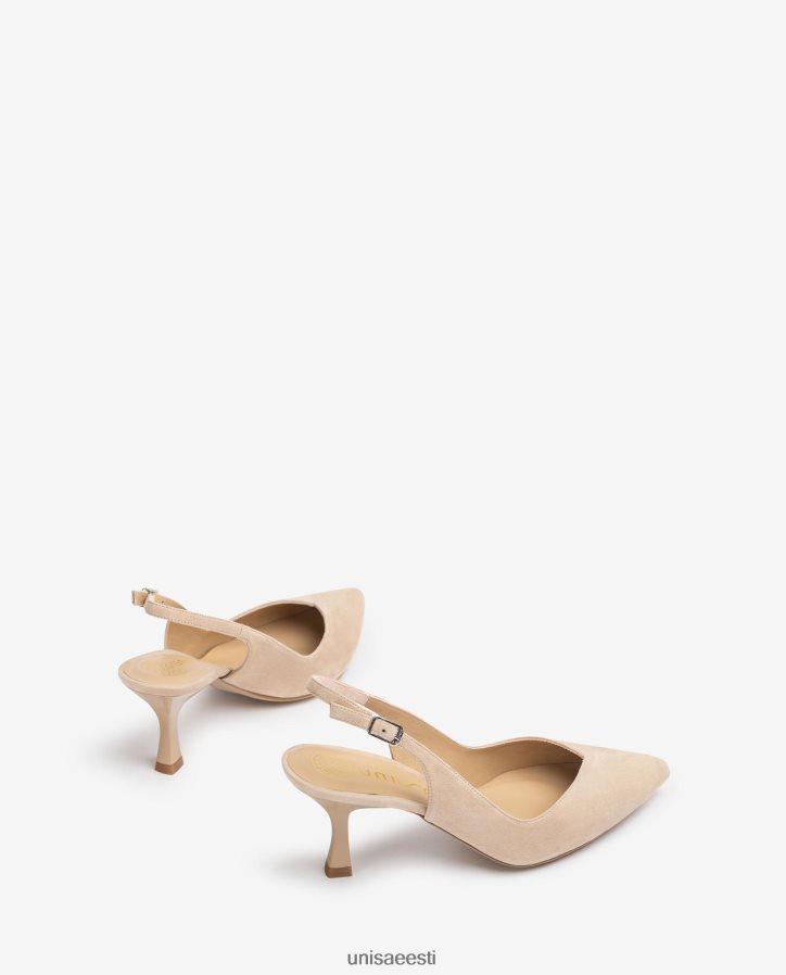 Unisa 88PPB4546 maalitud kannaga slingback naised beež