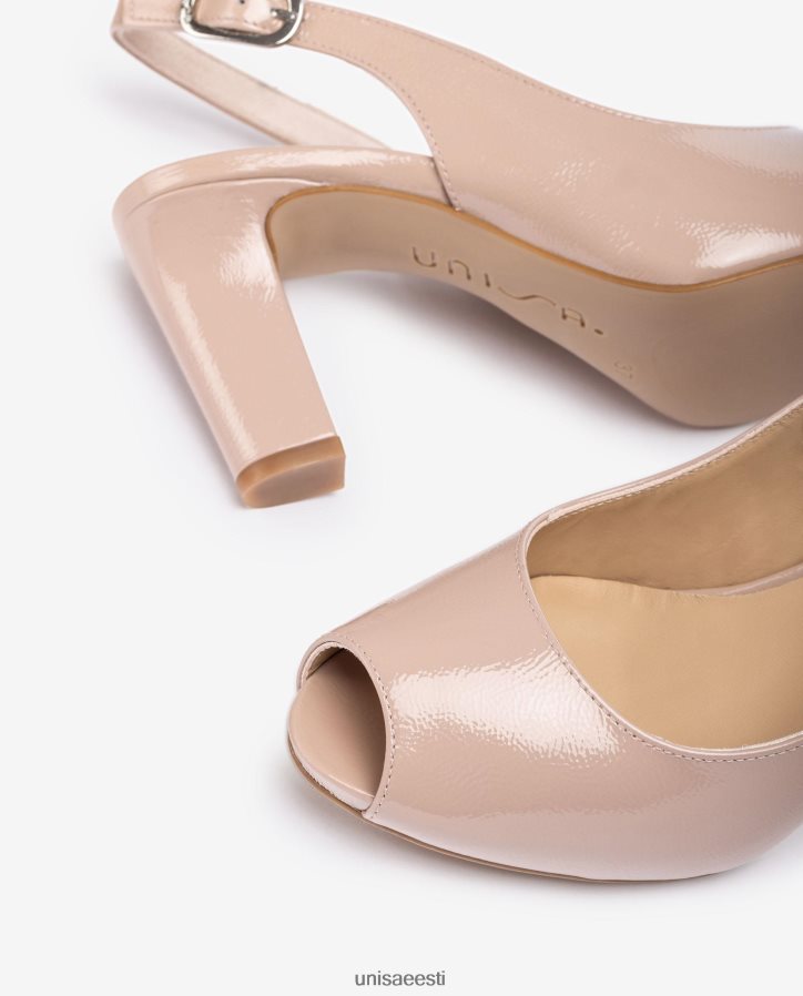 Unisa 88PPB4547 lakknahast peep toe slingbacks naised graatsiline