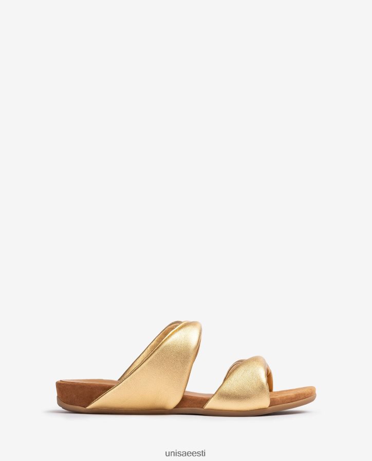Unisa 88PPB411 lamedad metallist efektiga nahast sandaalid naised graatsiline